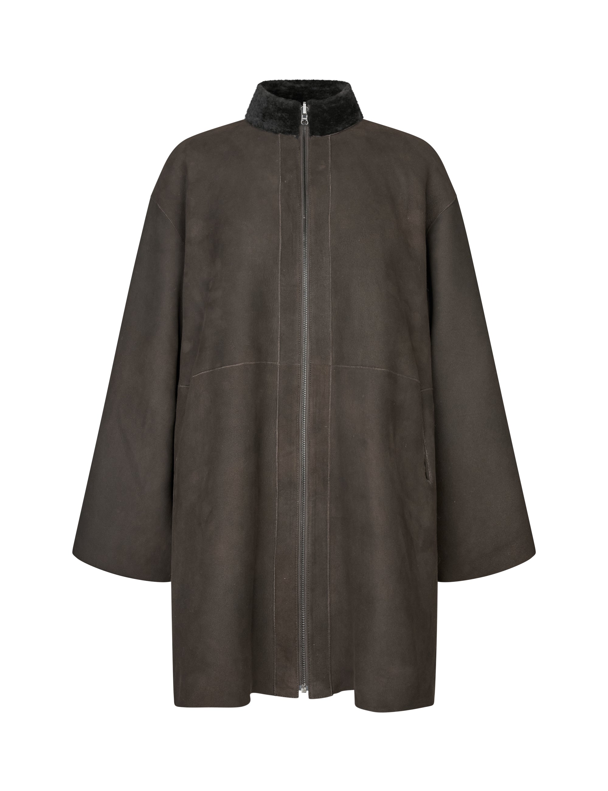 Salanda - K-07 Curley coal suede